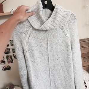 Cozy Oversized Fall Gray Sweater